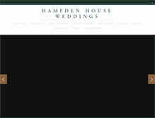 Tablet Screenshot of hampdenweddings.com